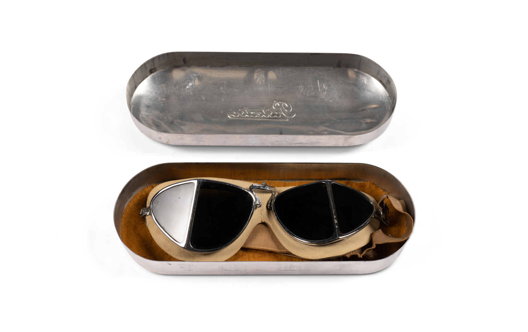 Giuseppe Ratti Protector Racing Goggles with Case Autographed